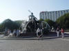 Der Neptunbrunnen am Alexanderplatz.