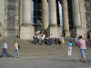 Nach kurzem Warten konnten wir in den Reichstag hinein.
